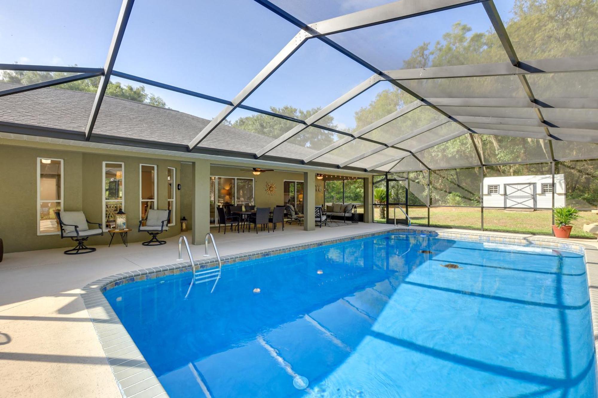 8 Mi To Rainbow Springs Dunnellon Area Home! Ngoại thất bức ảnh